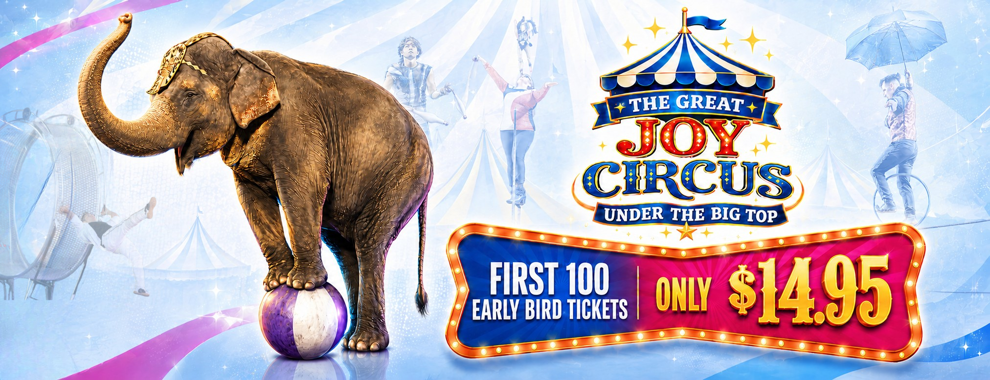the great joy circus elephant in terrell texas